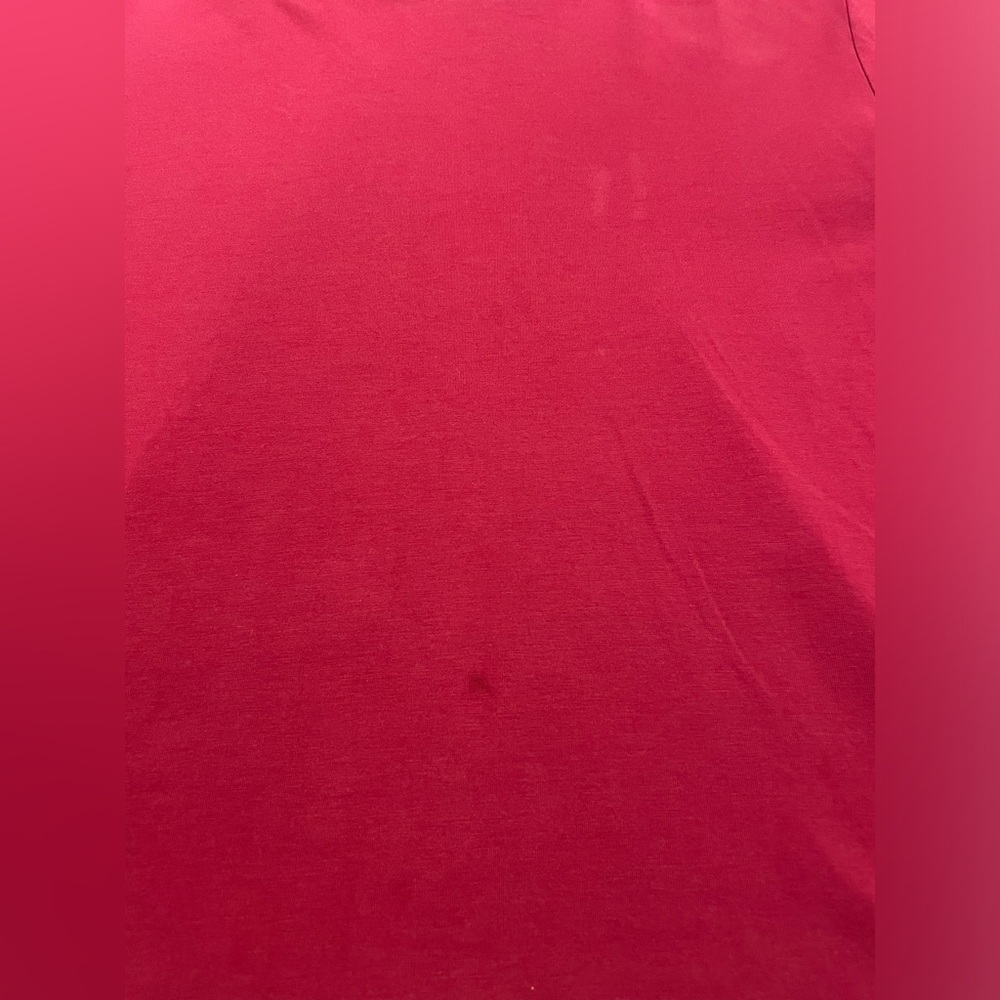 PureJill Pima Cotton Burgundy Relaxed Turtleneck Stretch Women’s Size 2X - Picture 10 of 10